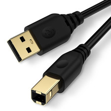 HP Printer Cable,6Ft USB a to USB B Cable Printer Cord for Scanner,Usb Printerr