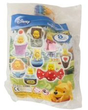 Tomy Gacha Peek-a-Pooh Series 19 Delights Edition Complete set of 8 Danglers