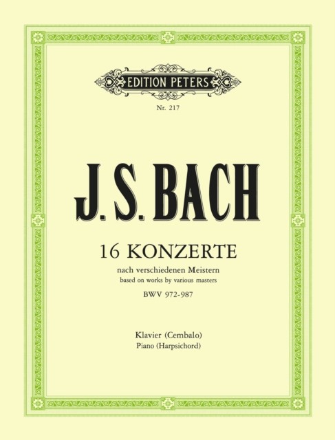 Concertos after various composers (Sheet music)