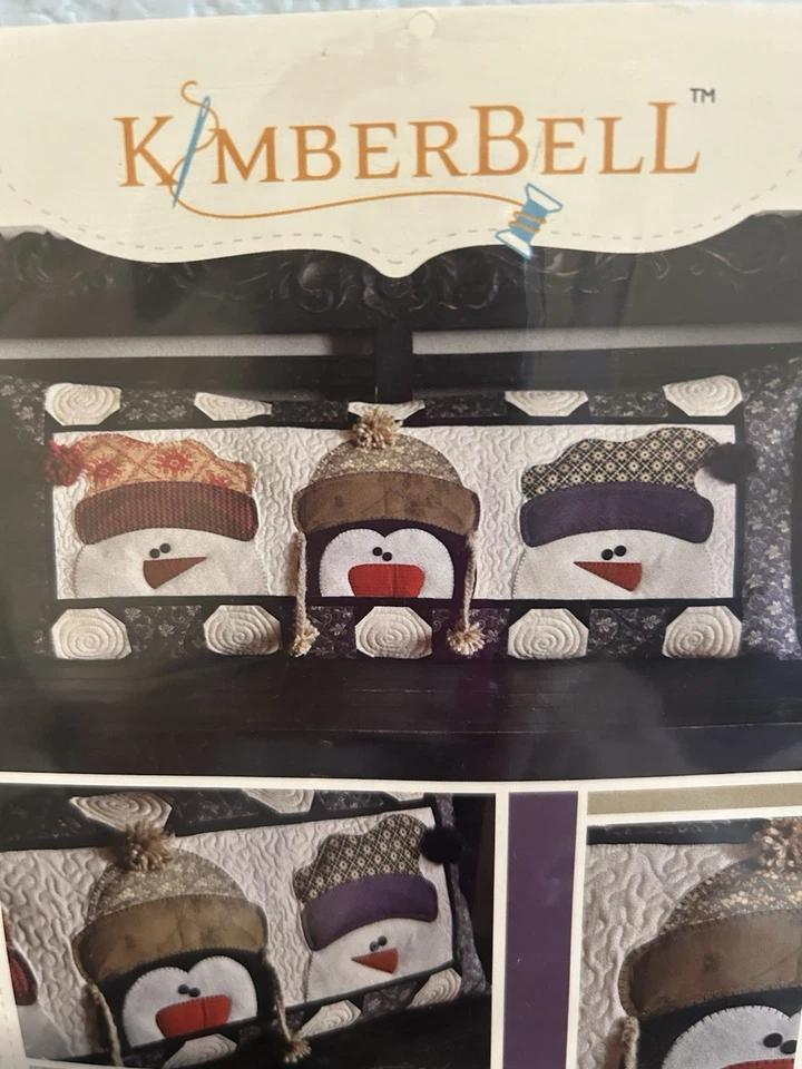 Kimberbell Whimsy Winter 16” X 38” Bench Pillow Pattern KD164 - Image 2 of 4