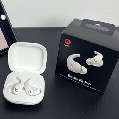 Beats Fit Pro Wireless Bluetooth Noise Cancelling Earbuds Headphones - White