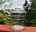 Vintage Pyrex Flameware Glass Coffee Pot 9 Cup #7759 Pot & Lid Only