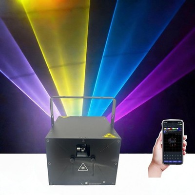 new5W RGB Full Color Animation laser Lighting Stage DJ Disco laser Light dmx/app