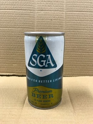 Vintage SGA Premium Empty Pull Top Beer Can