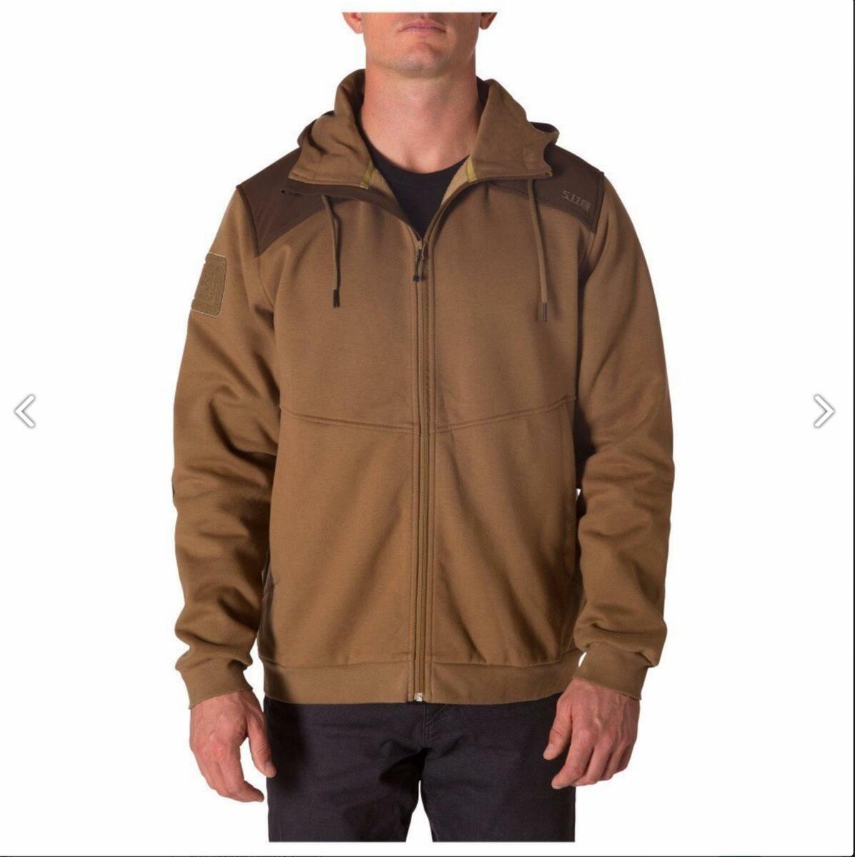 5.11 Tactical Armory Full Zip Hooded Jacket - Kangaroo Color 5.11 Tactical Armory Full Zip Hooded Jacket - Kangaroo Color