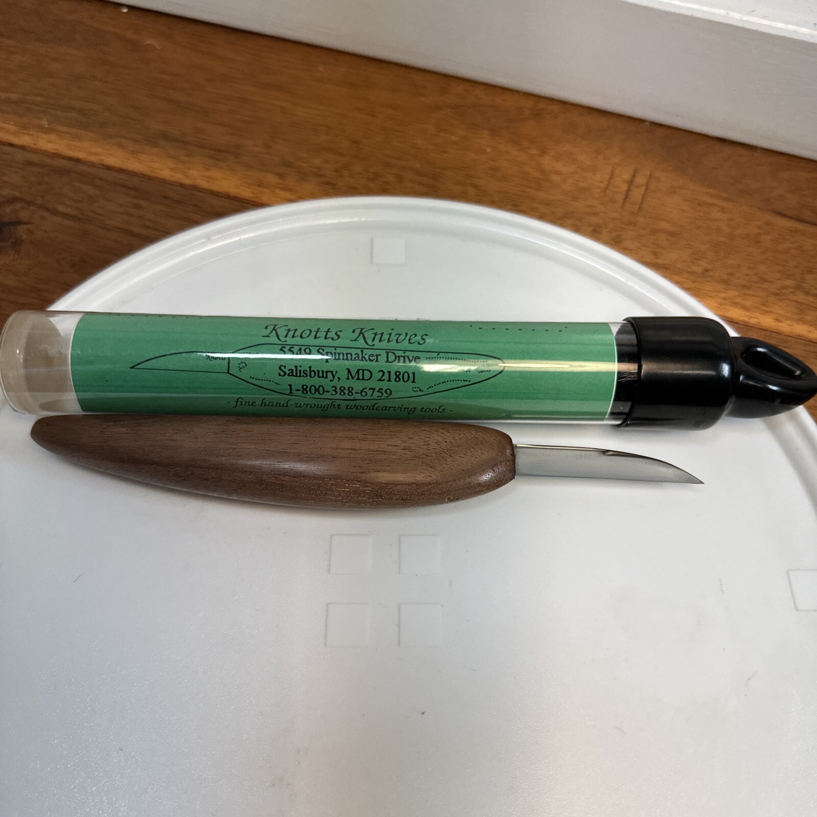 Knotts Knives 6 Detail Taper Wood Custom Carving Knife USA eBay