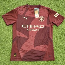 Puma Manchester City 3RD 24-25 Men's Soccer Jersey Maroon-Gold