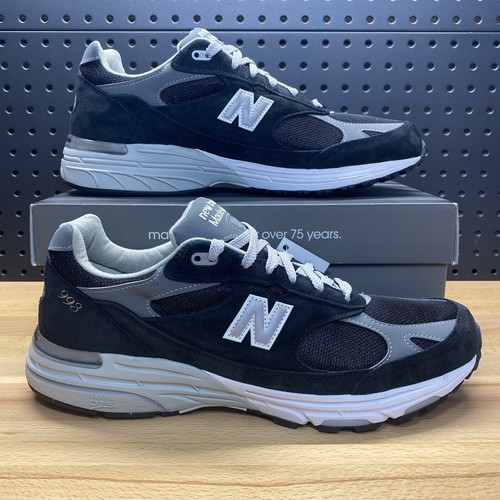 New Balance 993 Made In USA Black Grey 