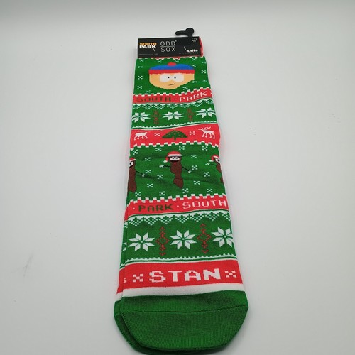 NUEVO CON ETIQUETAS ODD SOX Stan Kyle Mr Hankey Navidad South Park Crew Estilo Calcetines Talla: 8-12 - Imagen 1 de 7