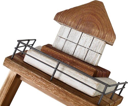 Aecipl Solid Wood Lighthouse Shelf Decorative Nautical Floating Shelves for Home - Picture 7 of 7