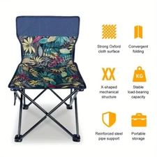 Lightweight Folding Camping Chair-Ergonomic Frame Portable Backpacking Chair