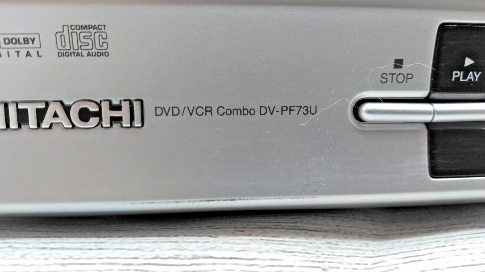 HITACHI DVPF2U DVD/VCR MP3 Combo Video Recorder w/Tape Tested eBay