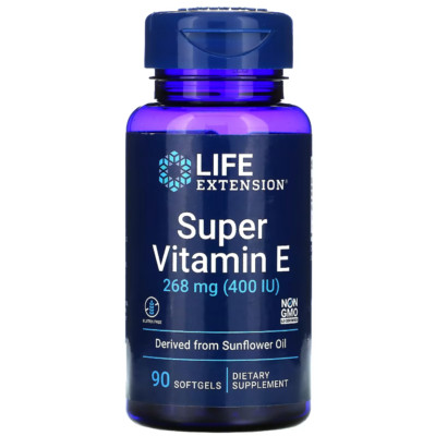 Life Extension Super Vitamin E 400 IE  (268 mg) 90 Weichkapseln