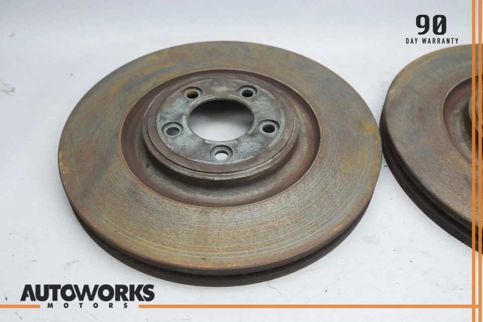 09-15 Juego de discos de rotor de freno delantero izquierdo y derecho Jaguar XF X250 5W931125CA OEM Foto 2 de 4