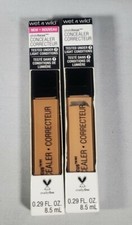 WET n WILD 2 Photo Focus Concealer Med/Deep 844B, Light/Med Beige 841B NIB