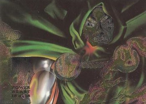 1994 Marvel Annual Flair PowerBlast card #18 Dr. Doom **GREAT CONDITION**