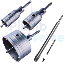 40mm, 50mm and 110mm Core Drill Bit SDS TCT Brick Concrete Masonry  Holesaw