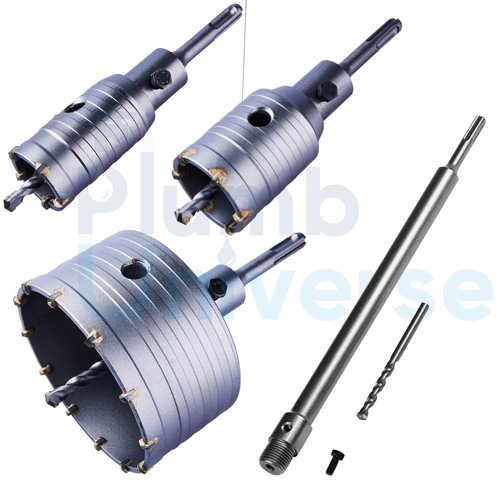 40mm, 50mm and 110mm Core Drill Bit SDS TCT Brick Concrete Masonry Holesaw - 第 1/5 張圖片