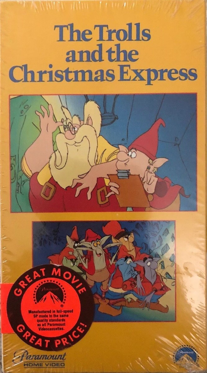 The Trolls and the Christmas Express(VHS 1988 Paramount)Roger