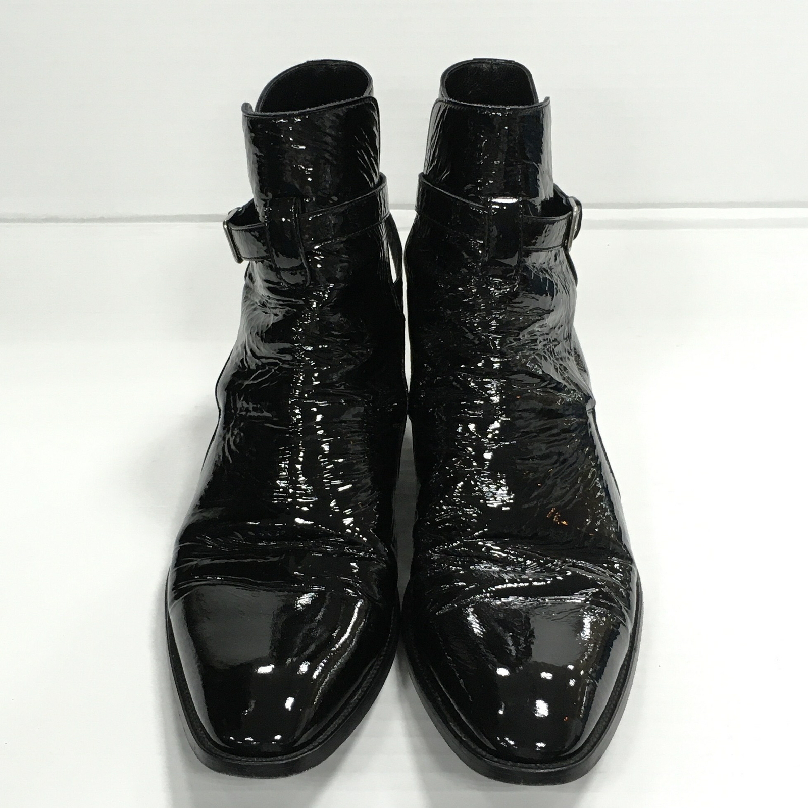 Stivali SAINT LAURENT stivali Jodhpur in pelle nera taglia US 10