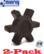 2-PACK! L190 MAUREY L190N Buna-N Jaw Coupling Insert Spider Lovejoy Martin Type