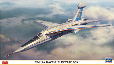 Hasegawa 1/72 USAF EF-111A RAVEN ELECTRIC FOX PLASTIC MODEL KIT 02483