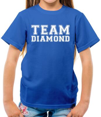 Team Diamond - Kinder T-Shirt - Gladiator TV Game Show Name Anwärter