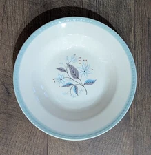 Vintage Serving Bowl- Delicate Blu/Wht International China  Co Alliance OH USA 