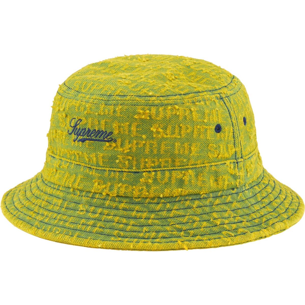 Supreme Needle Punch Denim Crusher (S/M) Washed Yellow DSWT Supreme Needle Punch Denim Crusher (S/M) Washed Yellow DSWT