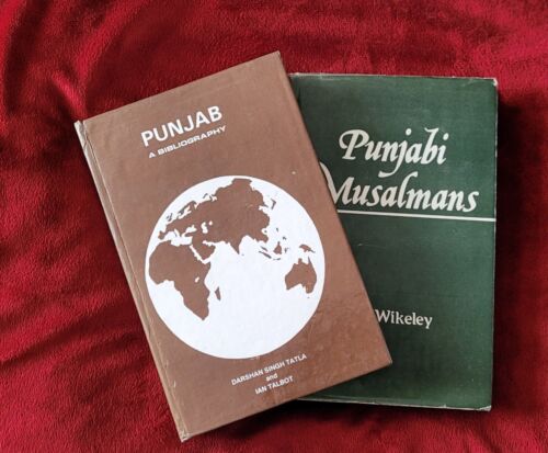 2x Books; Punjab A Bibliography By Tatla & Talbot & Punjabi Musalmans By Wikeley - Picture 1 of 19
