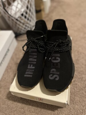 Size adidas NMD Human Race x Pharrell Triple Black 2021