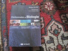 Jacques BERTHET: dictionnaire de biologie (de Boeck 2007)