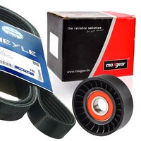 Meyle 6PK1195 Keilrippenriemen + Rolle FüR Fiat Idea Punto Lancia Musa 1.9