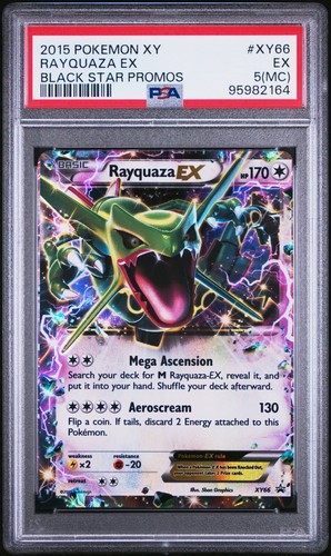 Rayquaza-EX graded PSA 5 for sale on eBay