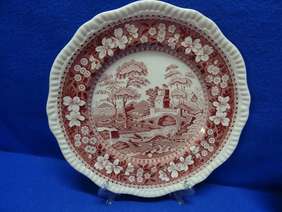 SPODE England "Pink Tower" Teller Tasse Schüssel Teile zur Auswahl - Bild 2 von 4