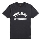 TRIUMPH SHIRT GENUINE TRIUMPH BURNHAM T-SHIRT JET BLACK TRIUMPH T SHIRT LARGE