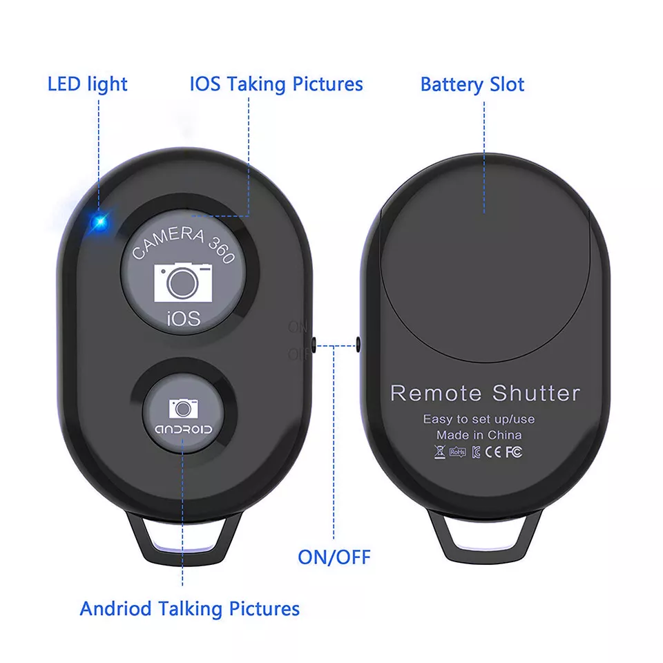 LED Ring Light+Selfie Stick Phone Holder Desktop LED Lamp 3 Light Modes Makeup - Image 4 of 4