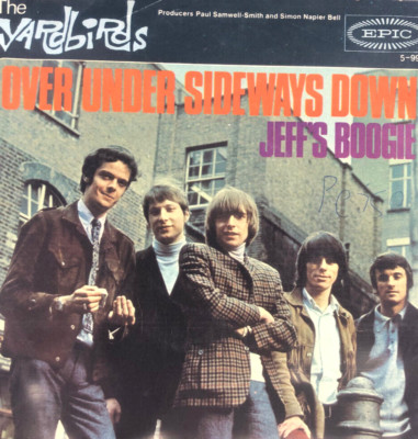 7'' - The Yardbirds   Over Under Sideways Down / Jeff's Boogie - 1966 Epic 59918