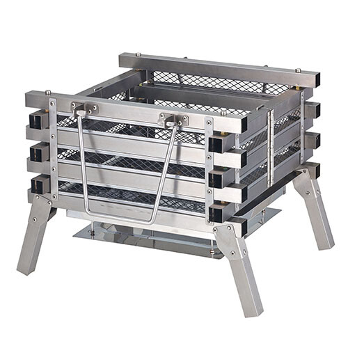 Coleman Fireplace 3 Bonfire Base 2000023233 Stainless Steel Silver from JAPAN