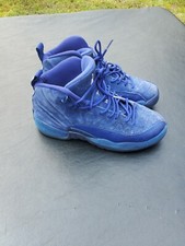 Nike Air Jordan 12 Retro BG Deep Royal Blue Suede 153265-400; Youth Size 6Y