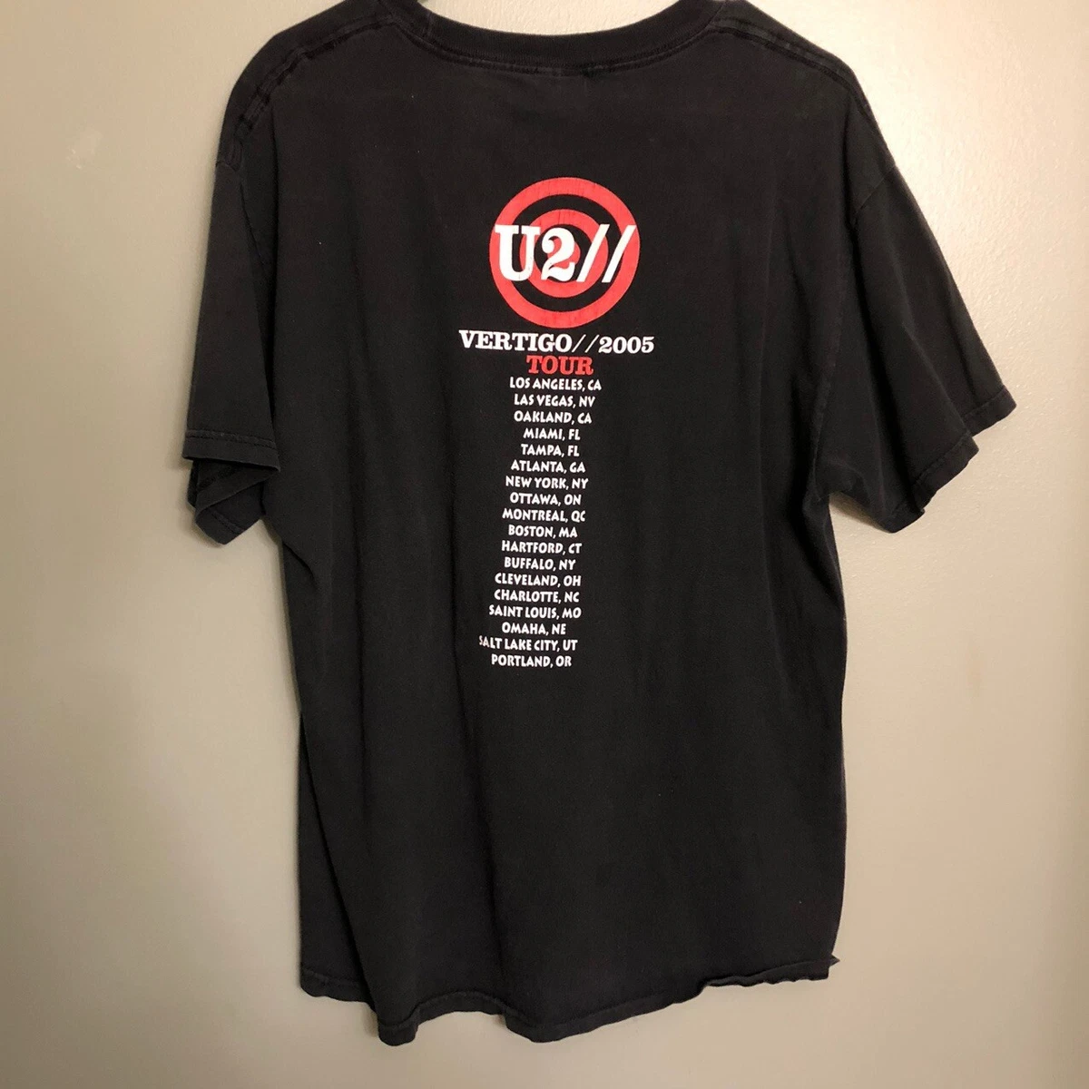 Vintage U2 Vertigo 2005 Tour Tee Large | eBay