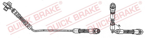 Quick Brake 59.942X Brake Hose For BMW-image