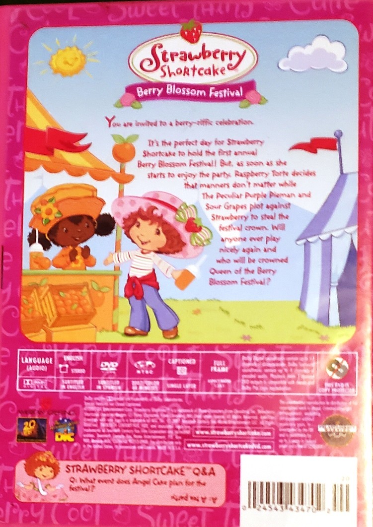 Strawberry Shortcake Berry Blossom Festival Dvd 24543434702| eBay