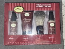 The Art of Shaving NY Shaving Kit 4 Piece Starter Set TRAVEL SIZE Sandalwood