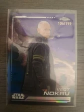 Topps Star Wars 2024 Chrome Vect Nokru 75 Purple Refractor x/199 Parallel