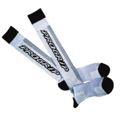 Motorrad Rennsocken PG9996 hellblau/schwarz Small/Medium Paar Cool Max