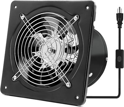 #ad 6 8 10quot; Exhaust Fan Ventilation Extractor Fan 110V Wall Mounted Blower Duct Fan $32.43