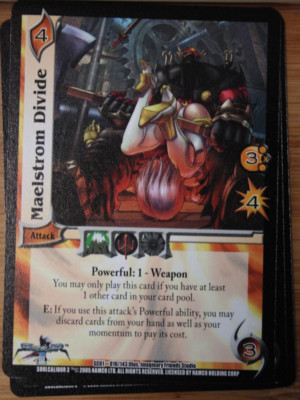UFS Universal Fighting System Soul Calibur III Attack -''Maelstrom Divide''