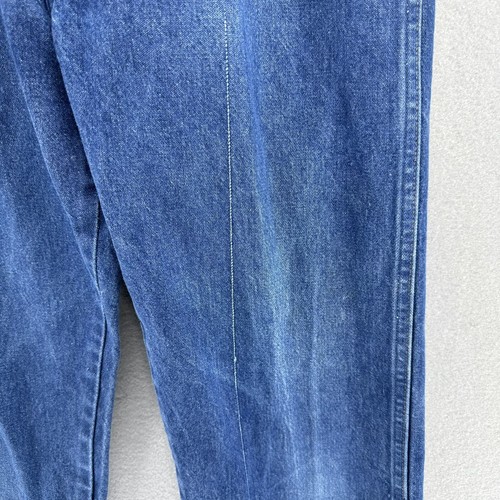 VTG Wrangler Denim Blue Jeans Men’s 34x32 Cowboy Cut *RARE FACTORYSTITCH - 13MWZ - Picture 2 of 8
