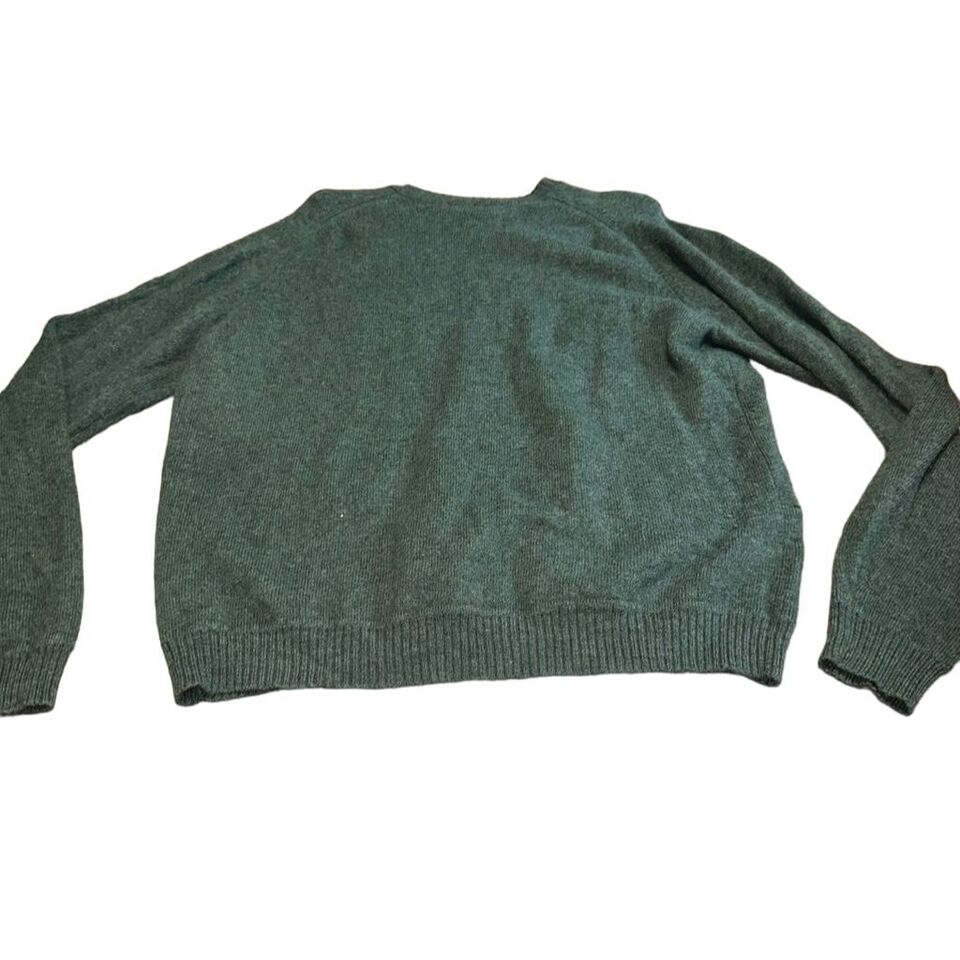 Brooks Brothers Men's 2XL Green Lambswool Crew Neck Pullover Sweater | eBay